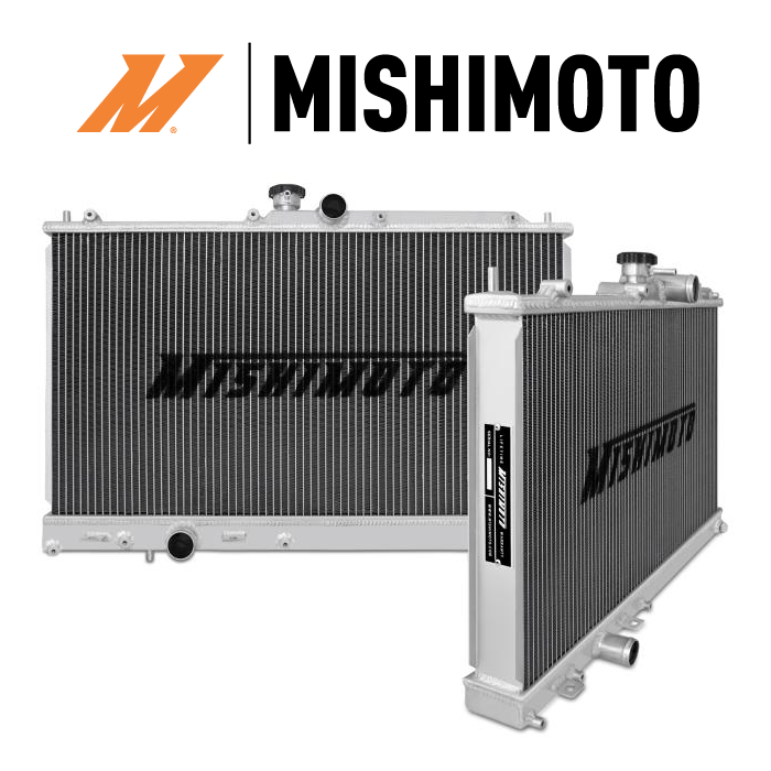 Mishimoto MMRAD-EVO-01H Mitsubishi Lancer Evolution 7/8/9 Half-Size Performance Aluminum Radiator Silver 2001-2007 